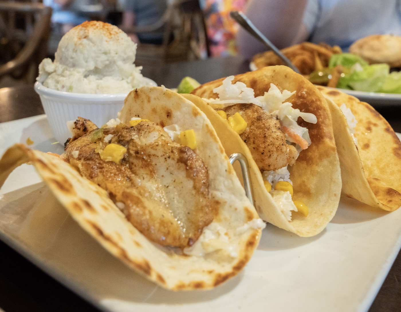 Harvest Grill Fish Tacos